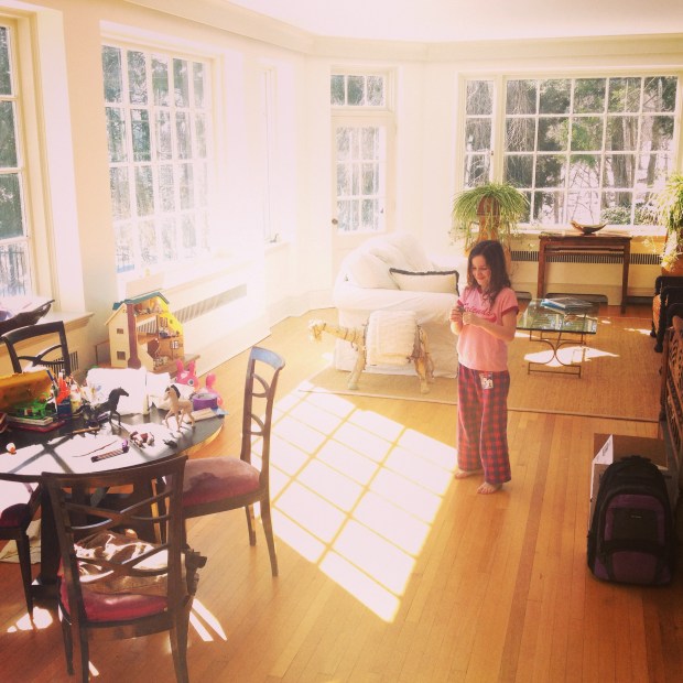 "Charmed Life"  21" x 22"  framed  $275