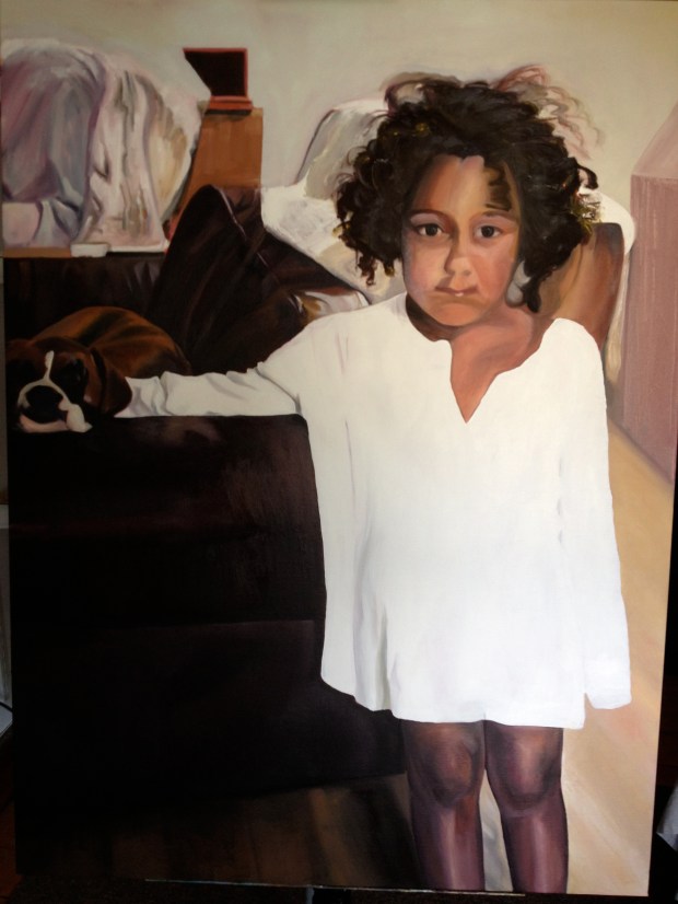 "Max"  48" x 36"  Oil  $1,800 -- SOLD