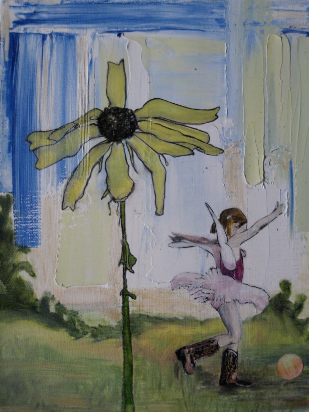 "Footloose"  10" x 12"  Oil on Clayboard  $225 -- SOLD