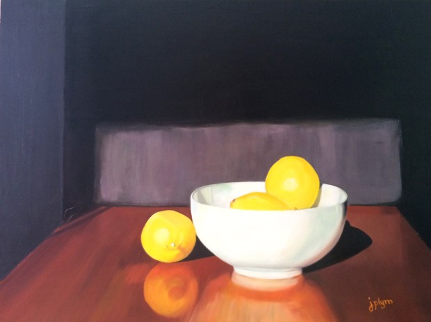 "Sunbathing" Oil on board 12" x 16" $525